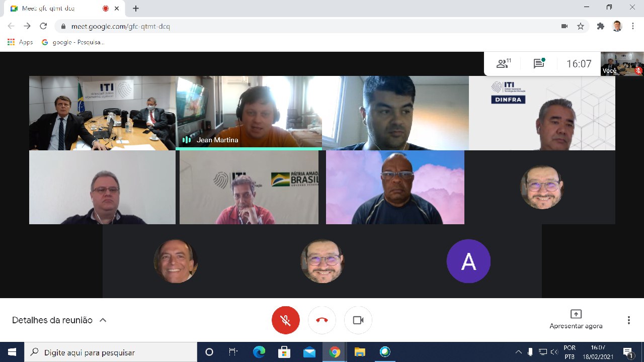 VIDEOCONFERÊNCIA SALA COFRE UFSC 18/02/2021 15:00hs