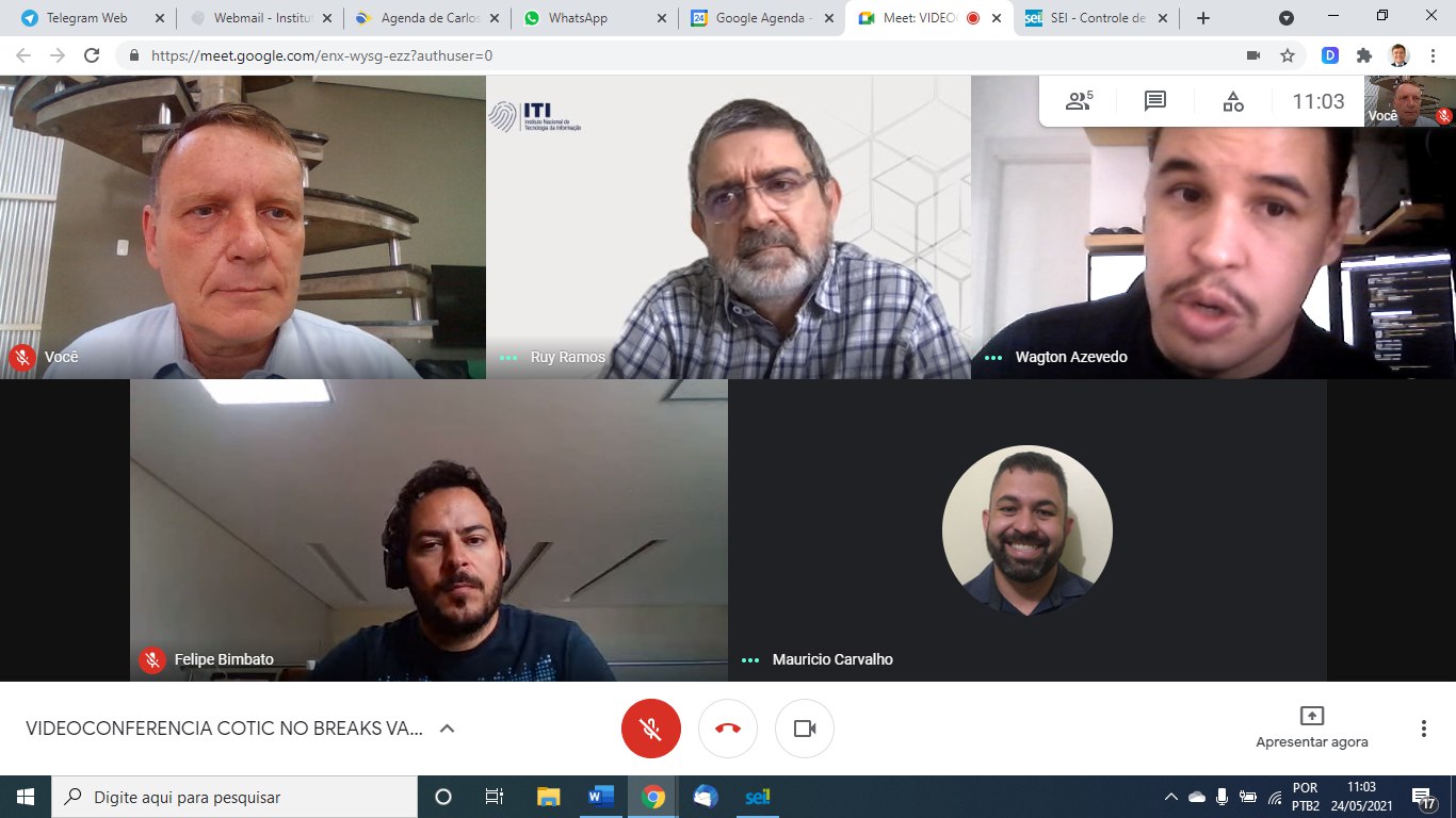 VIDEOCONFERENCIA COTIC NO BREAKS VALIDADOR. 24-05-2021 11:00hs.