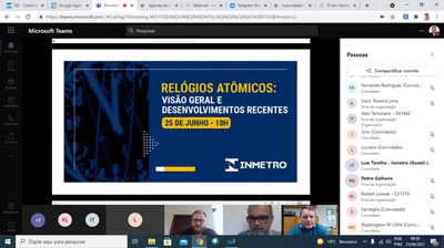 Webinar de Relógios Atômicos 25-06-2021 10:00hs.