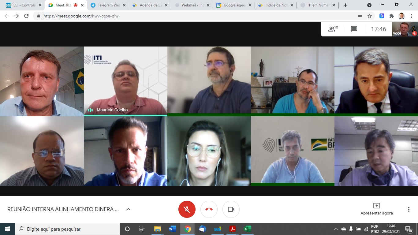 AUDIÊNCIA ITI- ALINHAMENTO DINFRA DAFN ASESP 29-03-2021 17:00hs.