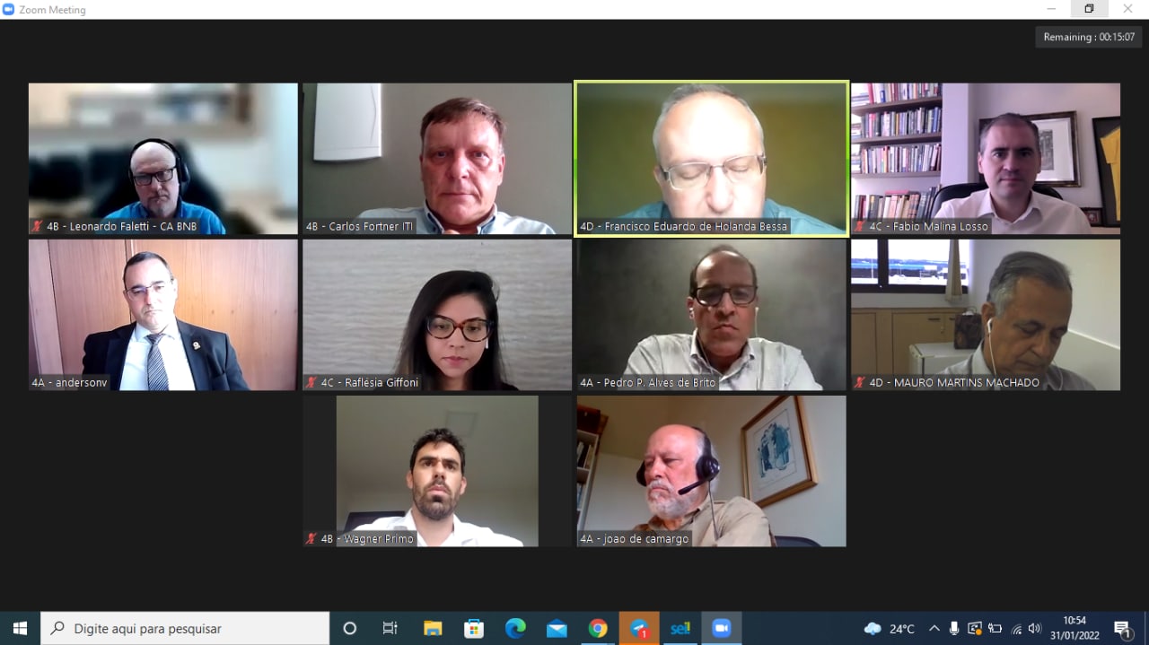 CURSO CONSELHEIRO DE ADM- MINISTÉRIO DAS COMUNICAÇÕES E MINISTÉRIO DA ECONOMIA.31-01-2022 10:00h.