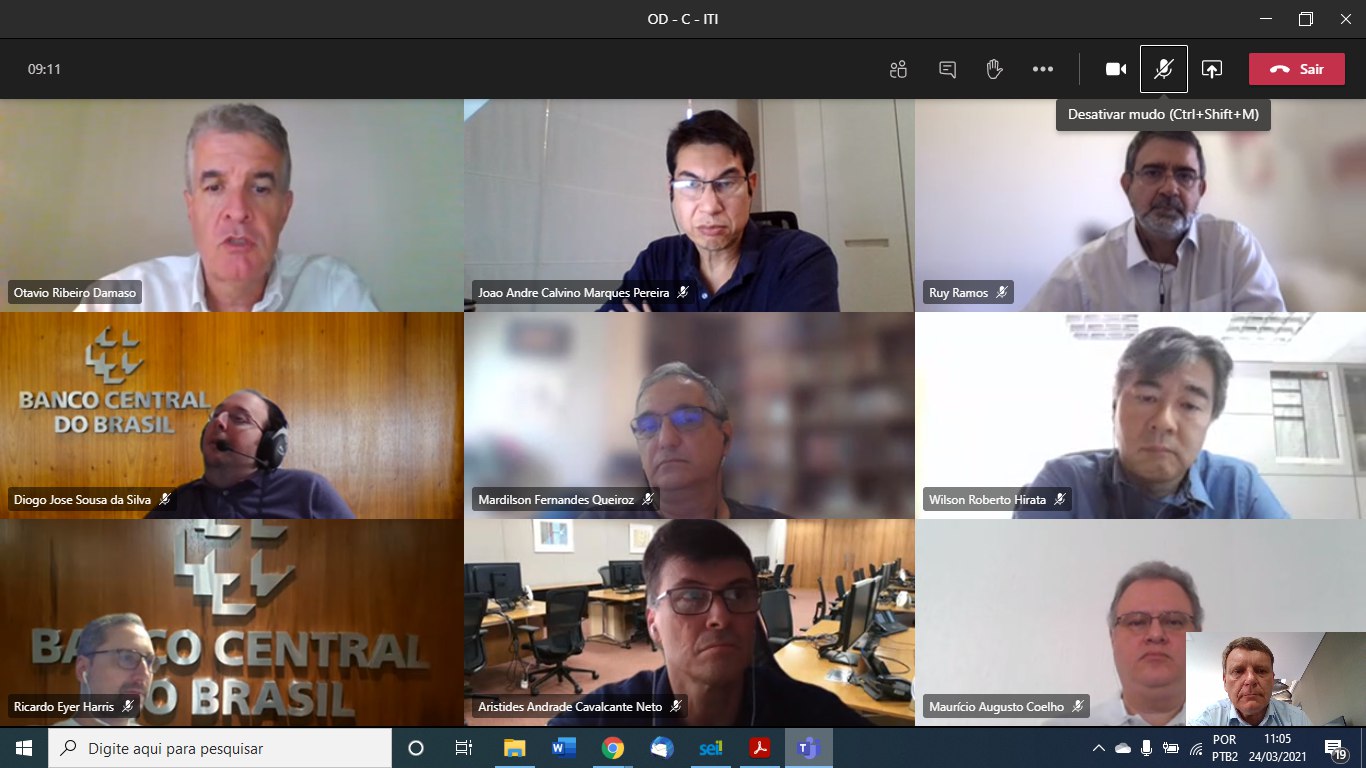 AUDIÊNCIA COM O DIRETOR DE REGULAÇÃO DO BANCO CENTRAL. 24/03/2021 11:00hs.