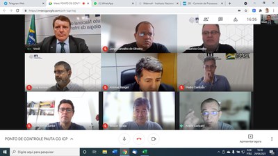 PONTO DE CONTROLE PAUTA CG ICP. 29/04/2021 16:00hs