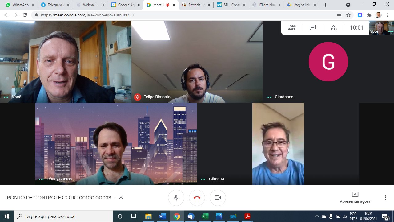 PONTO DE CONTROLE COTIC 01-06-2021 10:00hs.