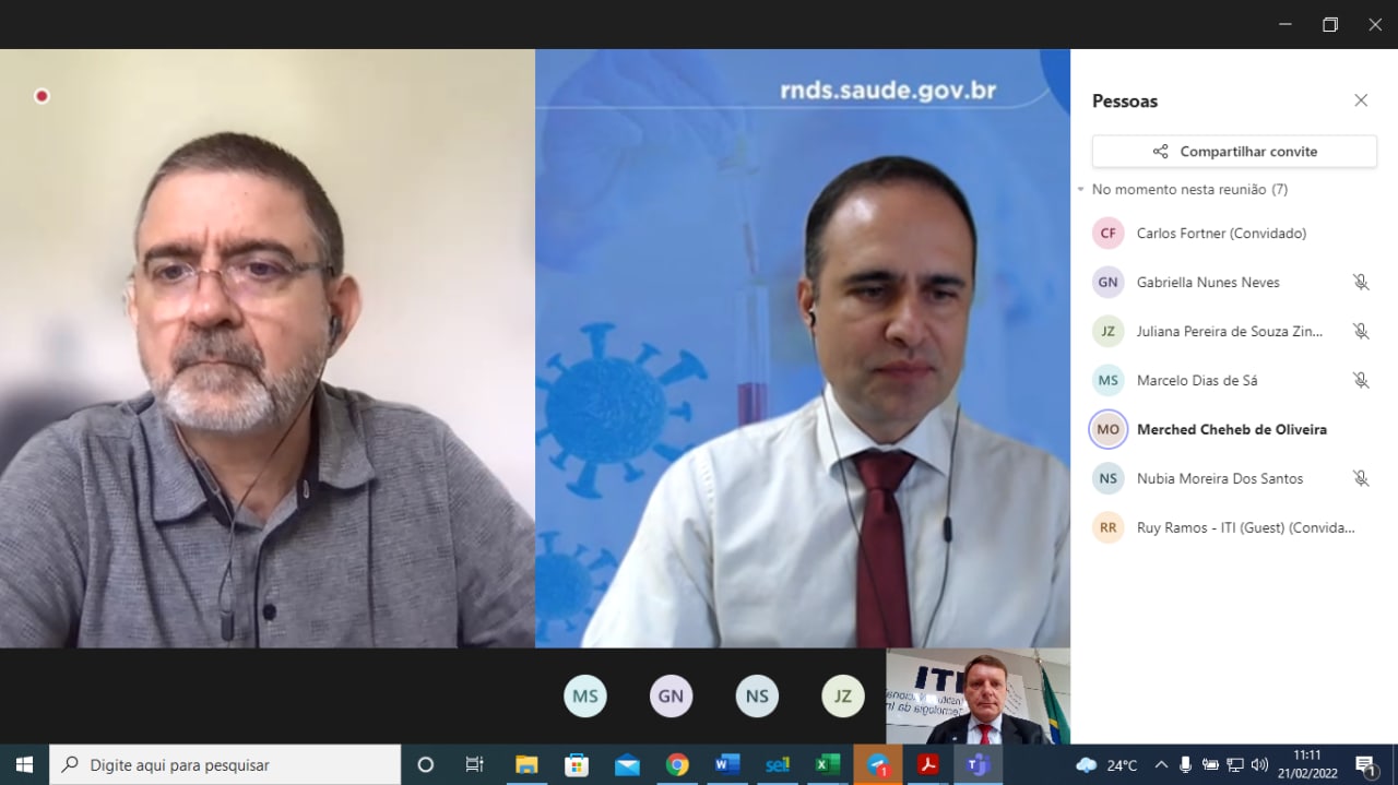 AUDIÊNCIA DATASUS 21/02/2022 11h