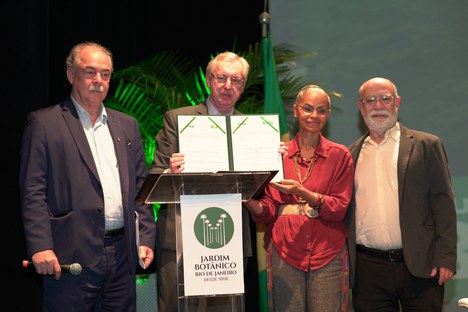 Signing of the agreement with Finep for the Biodiversa Brasil project