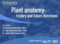 Call for papers for the special volume “Plant Anatomy: history and future directions”