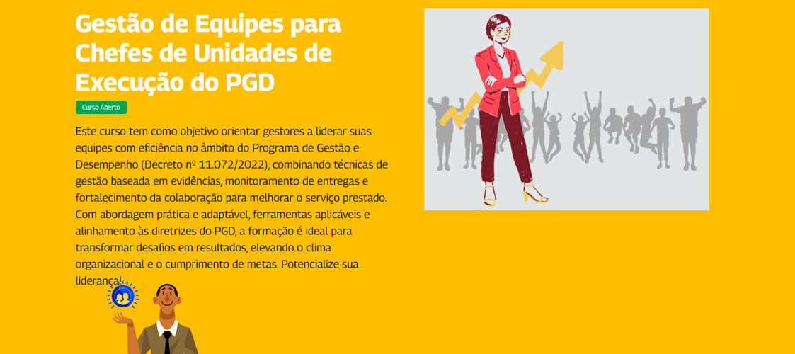 Gestão de Equipes para Chefes de Unidades de Execução do PGD