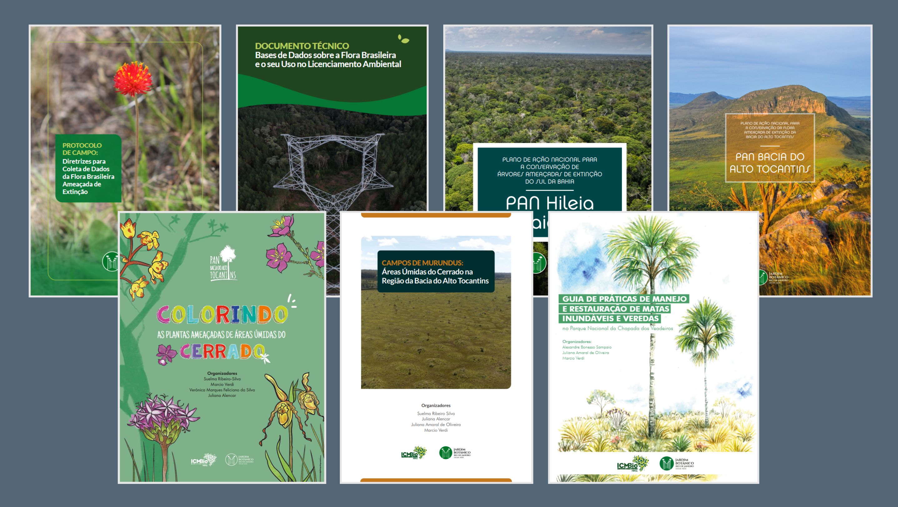 CNCFlora lança sete publicações para orientar e implementar ações de conservação