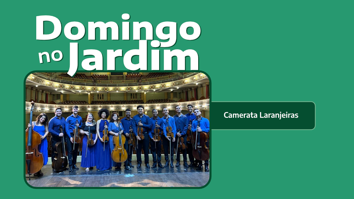 Camerata Laranjeiras se apresenta no Domingo no Jardim com repertório que vai de Mozart a Lady Gaga