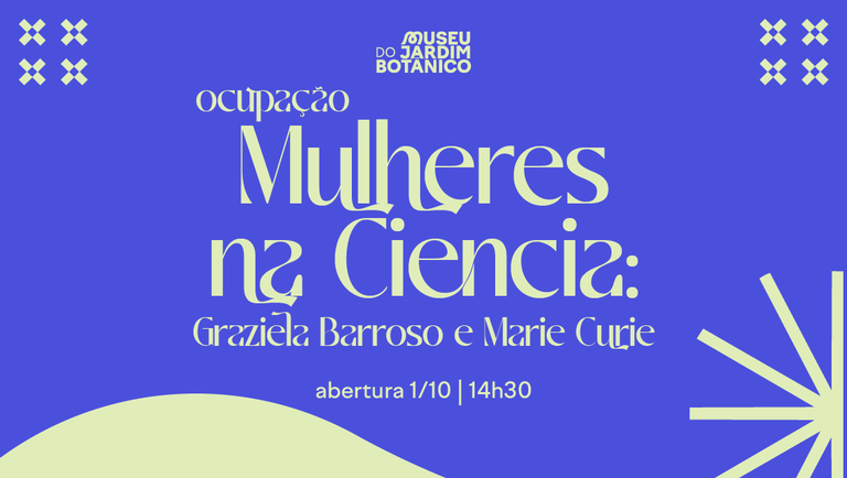 banner Ocupação Mulheres na ciência Museu