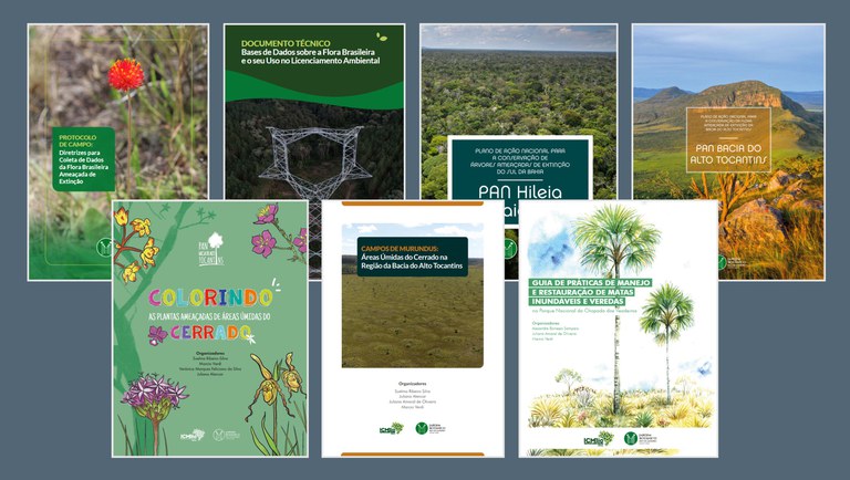 banner sete livros do CNCFlora