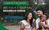 Com o início da primavera, Jardim Botânico volta a abrir às segundas-feiras