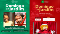Domingo no Jardim: duo de música brasileira e teatro de bonecos do Papa Vento