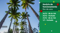 Funcionamento do Jardim Botânico do Rio de Janeiro no Fim de Ano