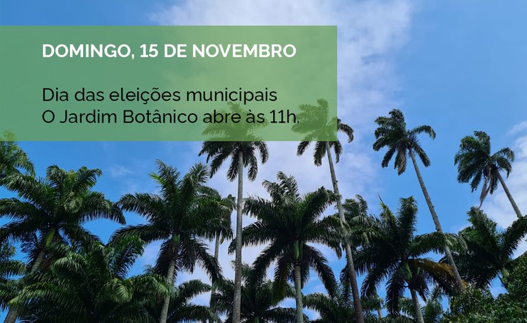 Horário especial no dia das eleições municipais