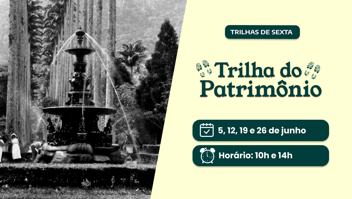Jardim Botânico do Rio promove trilha guiada pelos marcos de sua história bicentenária
