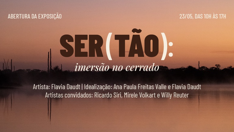 banner expo Ser(tão): Imersão no Cerrado