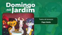 Papa Vento comemora o aniversário do Jardim Botânico do Rio - em 7/7