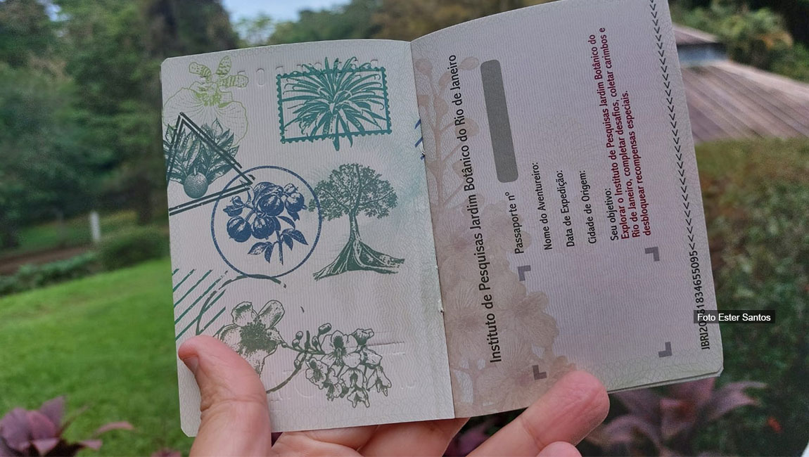 Passaporte do Jardim Botânico do Rio ganha nova jornada