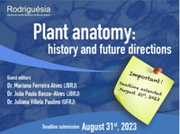 Prorrogado prazo para envio de artigos para volume especial da Rodriguésia sobre Anatomia vegetal