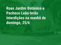 Jardim Botânico do Rio funcionará normalmente, das 8h às 17h, em 25/6