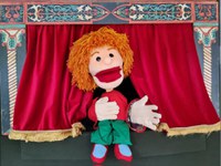 Teatrinho de bonecos no Domingo no Jardim Botânico do Rio