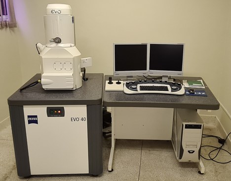 Microscocópio eletrônico de varredura do Laboratório de Botânica Estrutural