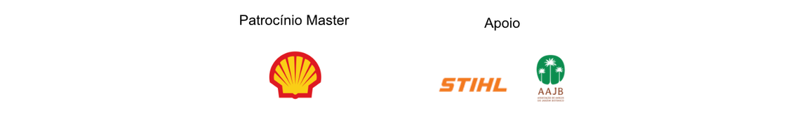 Barra com o patrocinador master e apoios