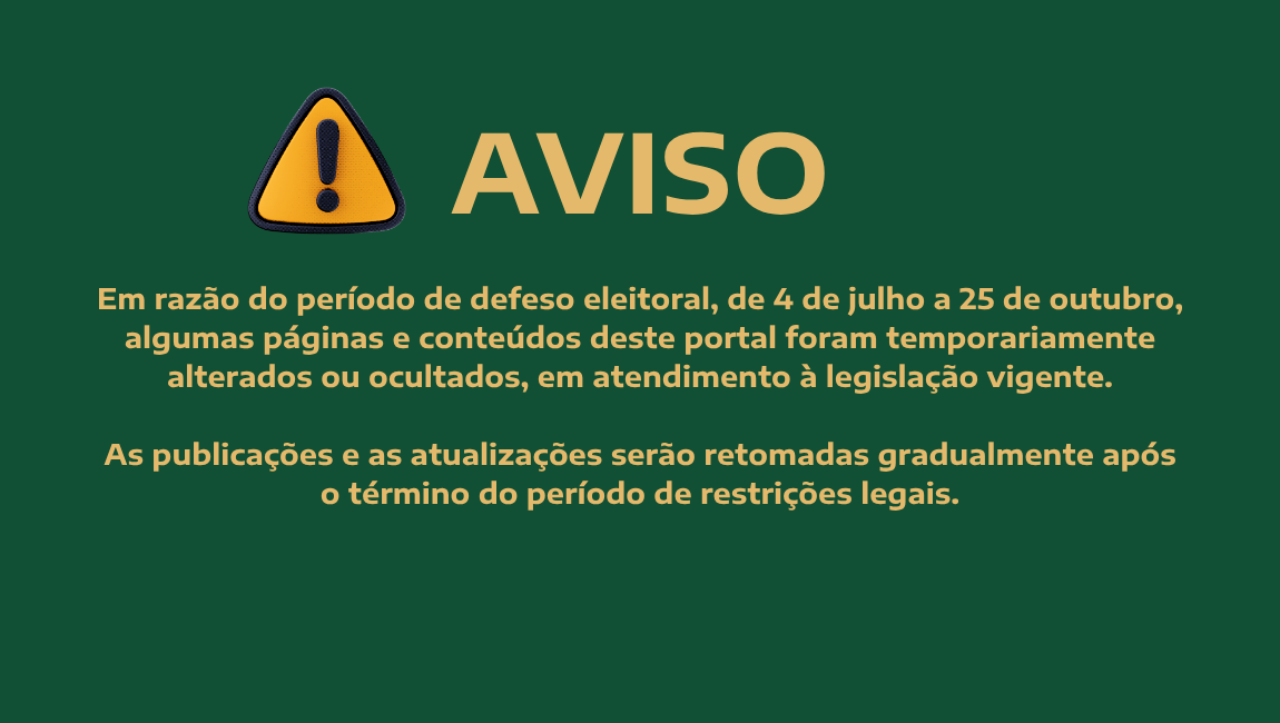 Jardim Botânico do Rio de Janeiro em defeso eleitoral