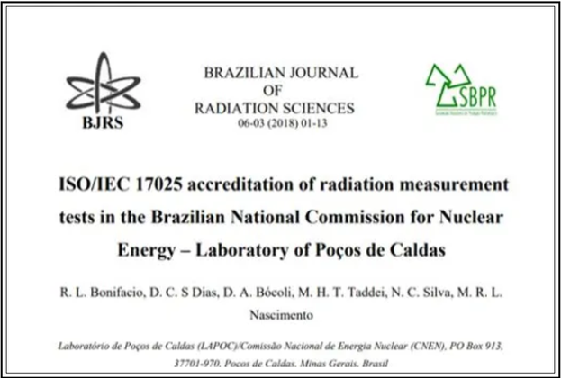 Brazilian Journal of Radiation Sciences