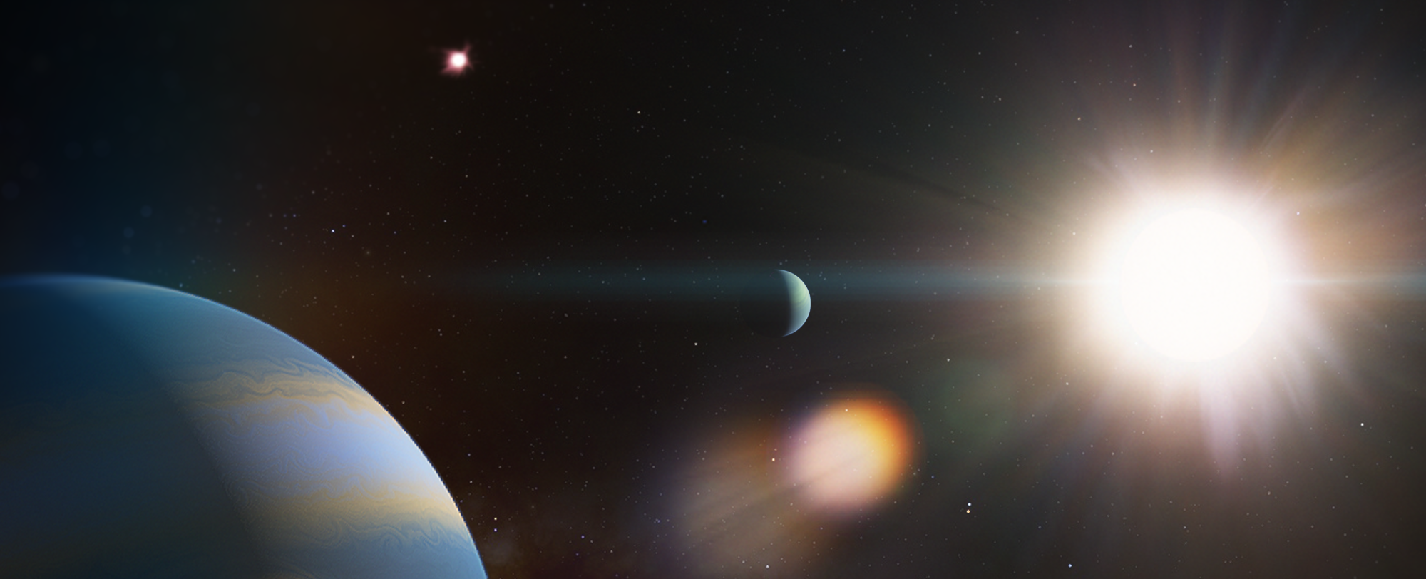 Descoberta de dois sistemas planetários em estrelas parecidas com o Sol
