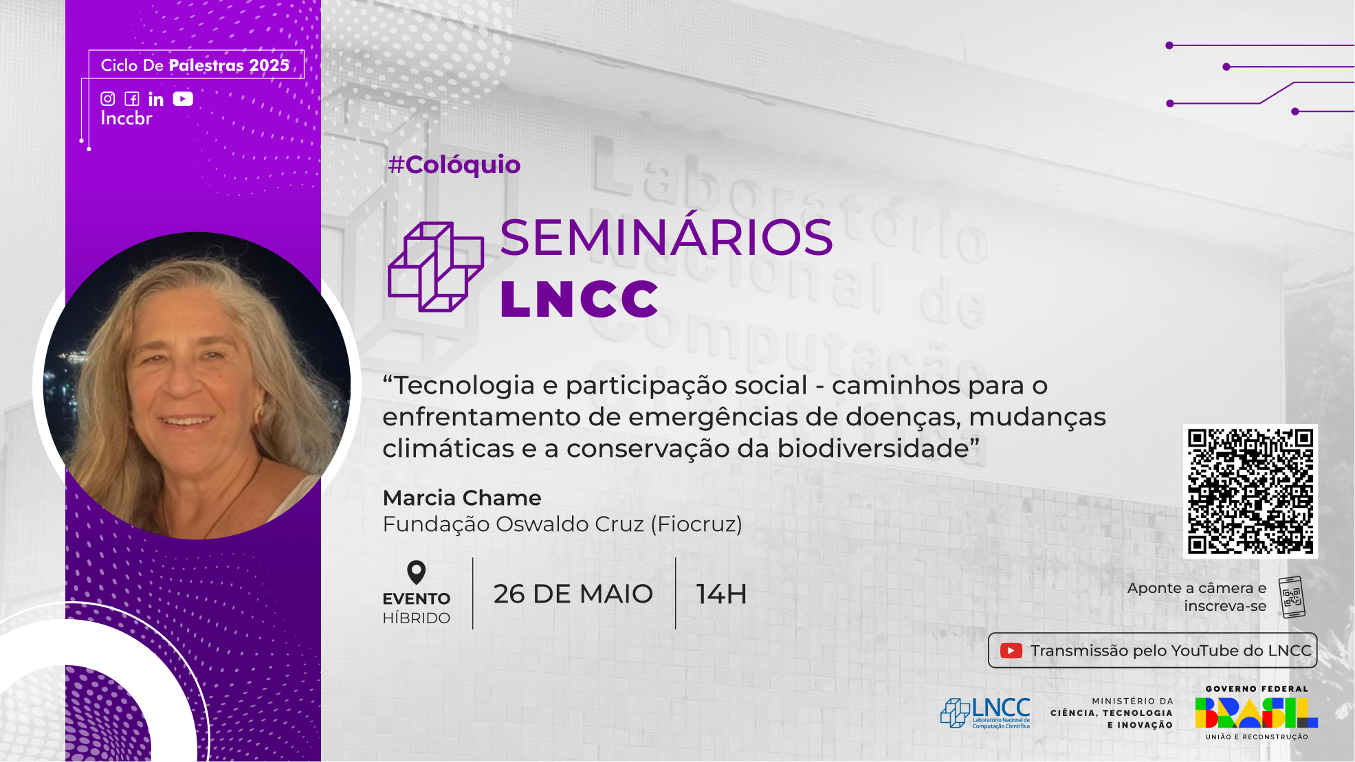 Tecnologia e participação social - caminhos para o enfrentamento de emergências de doenças, mudanças climáticas e a conservação da biodiversidade