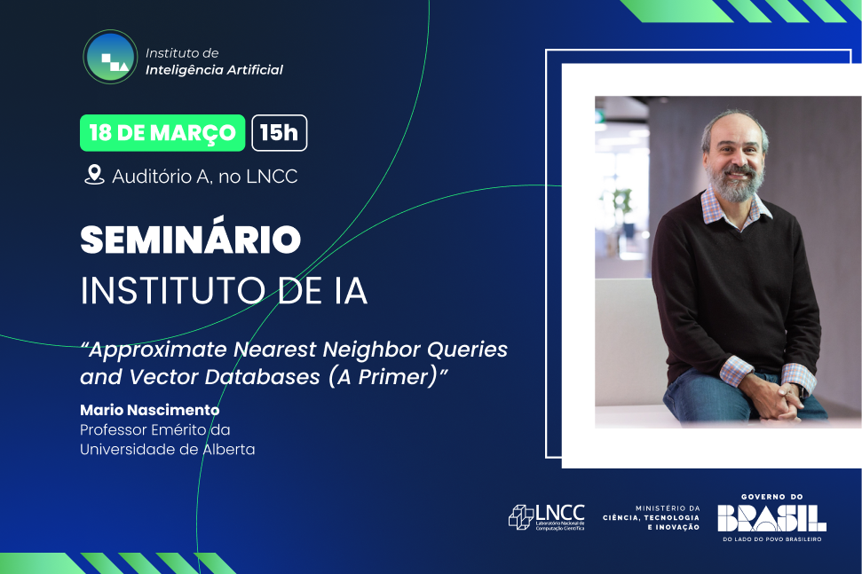 Bancos de dados vetoriais e IA: professor Mario Nascimento aborda desafios e aplicações em seminário do IIA
