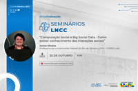 Ciclo de Palestras PPG: “Computação Social e Big Social Data - Como extrair conhecimento das interações sociais”