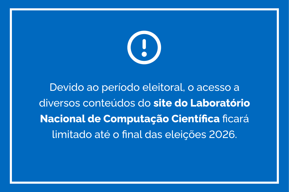 Comunicado: Defeso Eleitoral