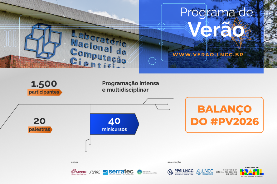 LNCC encerra XXIV Programa de Verão com cerca de 1.500 participantes em cinco semanas de formação intensa e inovação multidisciplinar