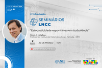LNCC recebe pesquisador do IMPA para seminário sobre estocasticidade espontânea