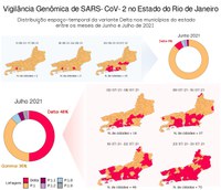 Sublinhagem AY.4 da variante Delta já é dominante no estado do Rio de Janeiro