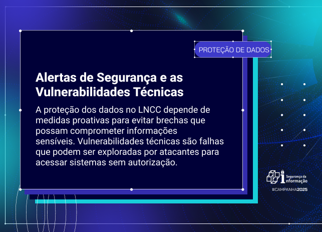 Alertas de Segurança e as Vulnerabilidades Técnicas