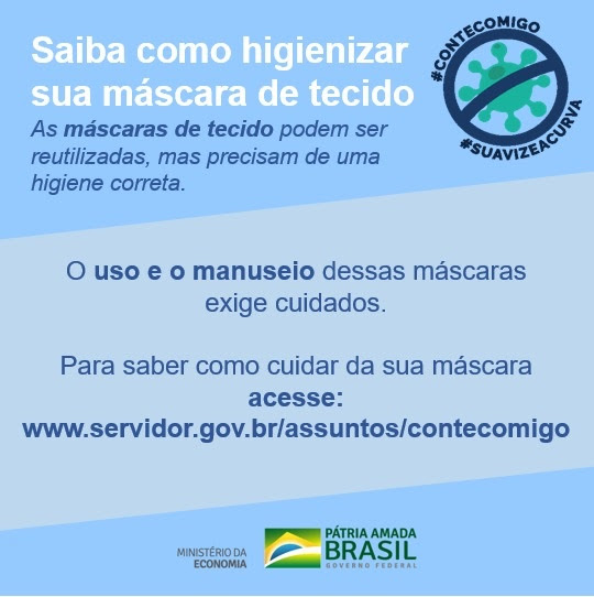 Saiba como higienizar sua mascara de tecido