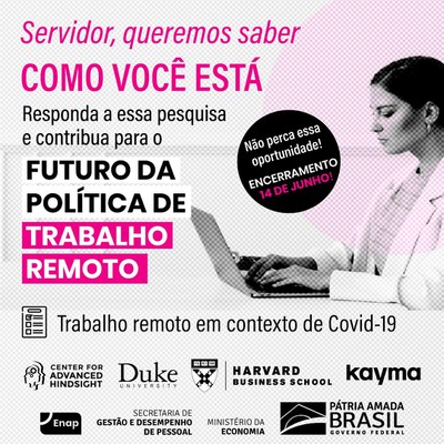 Servidor, queremos saber como você está