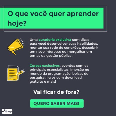 O que você quer aprender hoje?