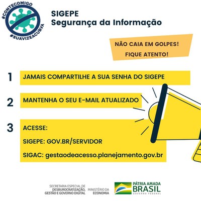 Segurança da informação no SIGEPE