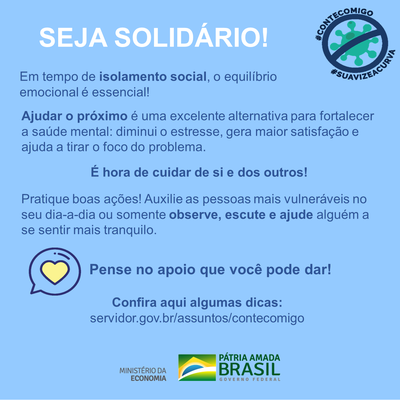 Seja solidário