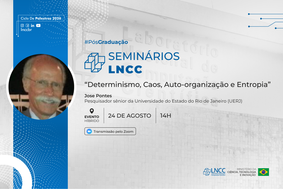 [Seminário PPG] “Determinismo, Caos, Auto-organização e Entropia”
