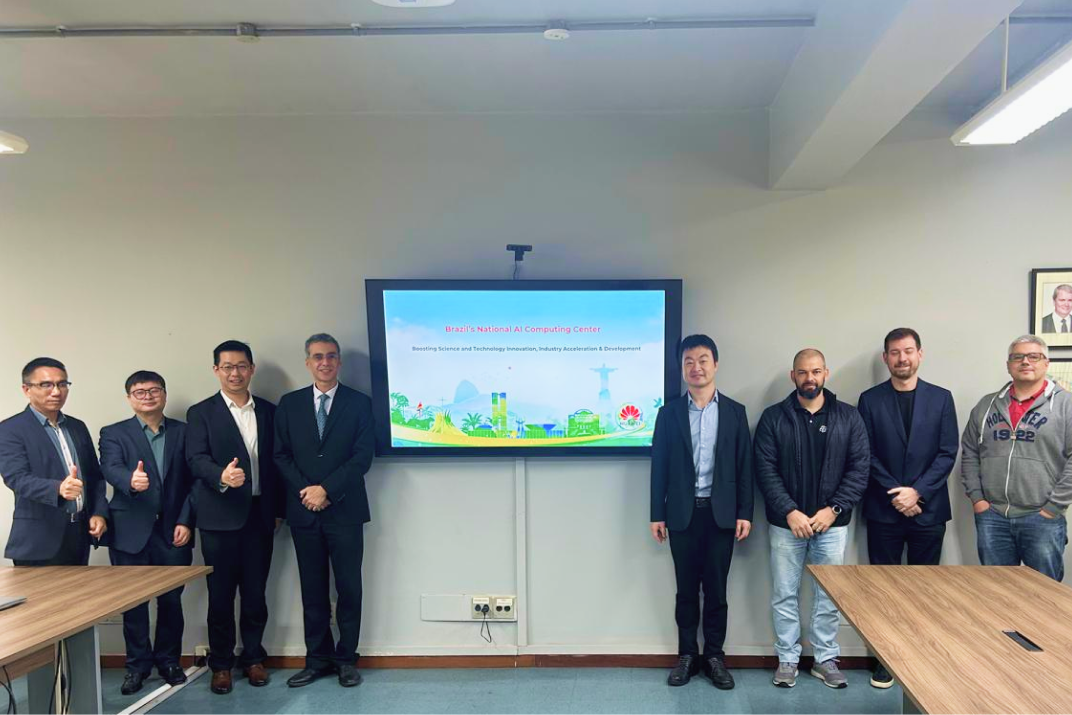 LNCC recebe equipe da Huawei para apresentação de solução avançada em Inteligência Artificial