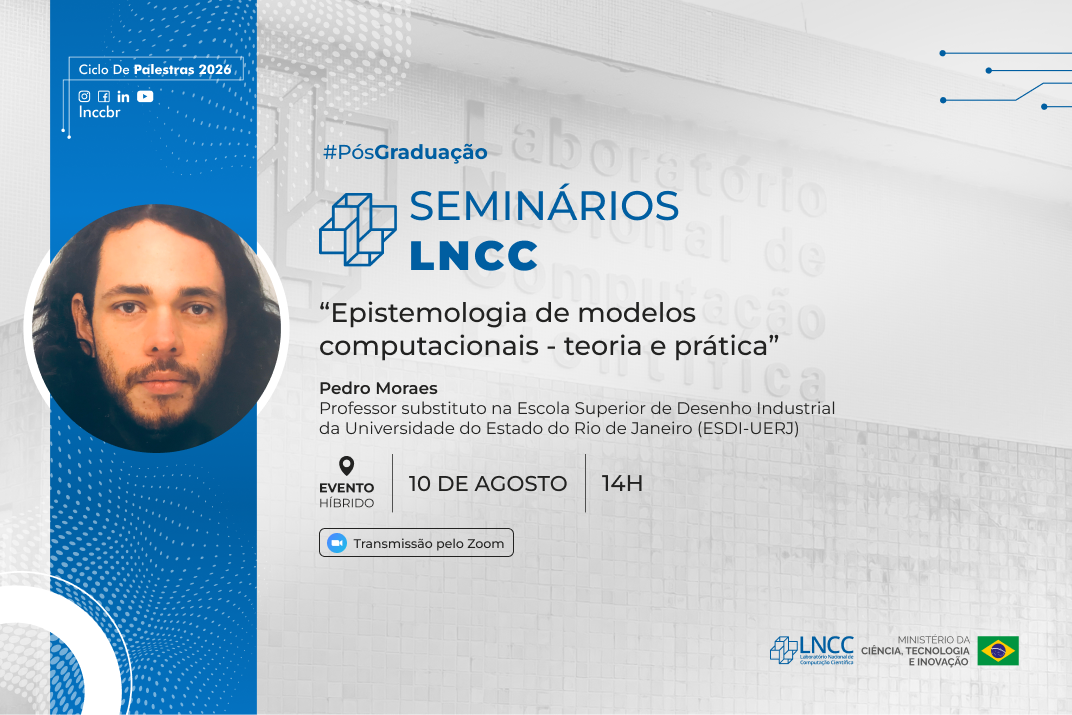 Seminário PPG: “Epistemologia de modelos computacionais - teoria e prática”