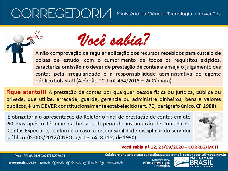 Você sabia? N° 12 de 23.09.2020