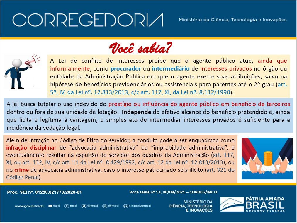 Você sabia? N° 13 de 06.08.2021